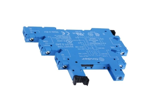 Finder sporprofilkontakt 6,2 mm for reléer serie 34 220-240V AC/DC (93.01.0.240)