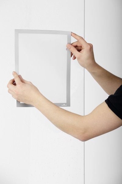Inforamme durable duraframe sun, a4, sølv, pakke a 2 stk.
