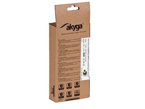 Akyga Dedicated Series AK-ND-37 - Strömadapter för bil - 12 V - 90 watt - svart
