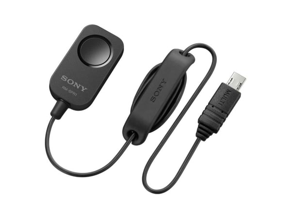 Sony RM-SPR1, Digitaalikamera, Langallinen, Painikkeiden painaminen, Musta