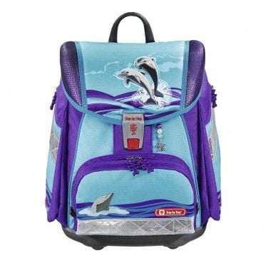 Step by Step TOUCH 2 "Happy Dolphins", Pencil case,Pencil pouch,School bag,Sport bag, Gutt/Jente, Ungdomsskole, Ryggsekk, 21 l, Forlomme, Sidelomme