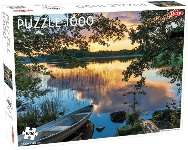 Tactic Puzzle Lovers Summer Night in Finland 1000 pcs puzzle