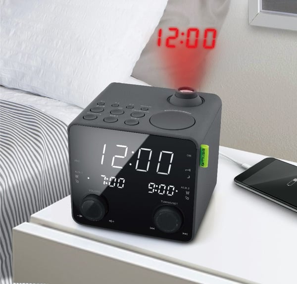 Muse M-189 P klokkeradio, digital FM PLL LED, svart