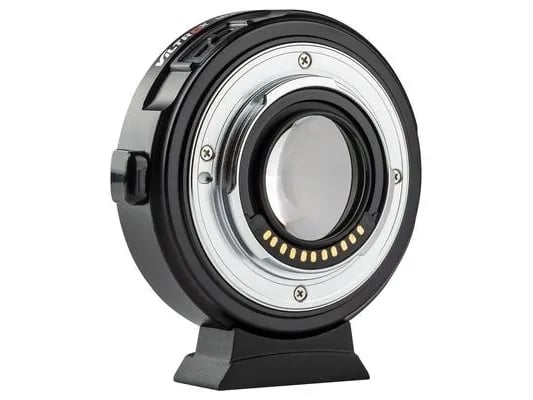 VILTROX EF-M2 II, Canon EF, M4/3, 6,7 cm, Musta, Hopea, 0,71x, 118 g