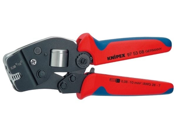Knipex 97 53 08, Stål, Blå, Rød, 190 mm, 477 g