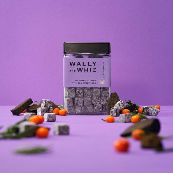 Wally And Whiz Lakrids med Havtorn Cube 240g