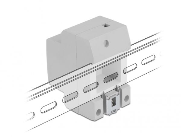 DeLOCK 11472, CEE 7/3, Harmaa, Muovi, 250 V, 16 A, 64 mm