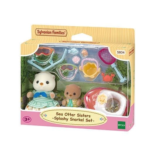 Sylvanian Families Sea Otter Sisters-Splashy Snorkel Set-