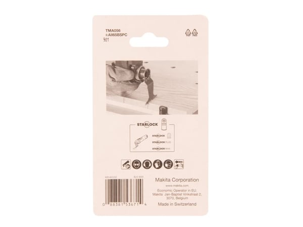Makita B-64901-5, Stål med hög kolhalt (HCS), 4 cm, 5 styck