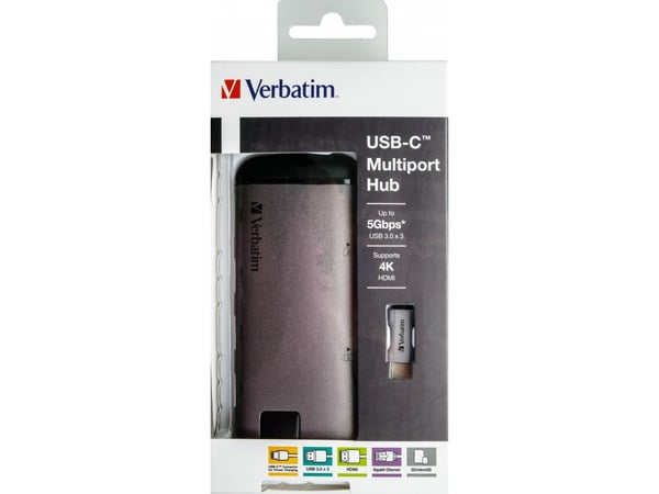 Verbatim - Telakointiasema - USB-C - HDMI - GigE