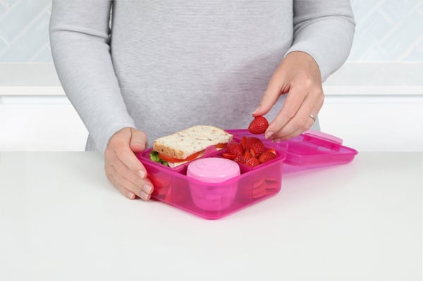 System - Bento kub 1,25L - Rosa