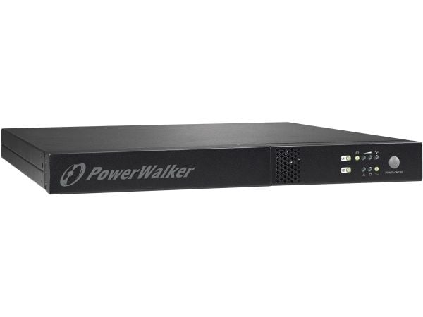 PowerWalker VFI 1000R/1U, Dobbeltkonvertering (Online), 1 kVA, 800 W, Sinus, 110 V, 300 V