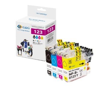 G&G NP2-H-0684EXLBK/364XLCMY, Svart, Cyan, Magenta, Gul, 21,6 ml, 40,8 ml, 4 styck, 550 sidor, Flerpack