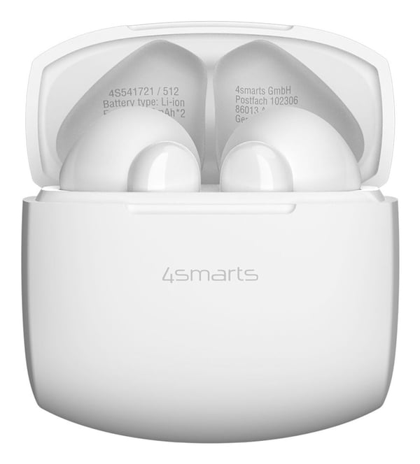 4smarts SkyBuds Air, True Wireless Stereo (TWS), Puhelut/Musiikki/Urheilu/Päivittäinen, 40 g, Kuulokkeet, Valkoinen