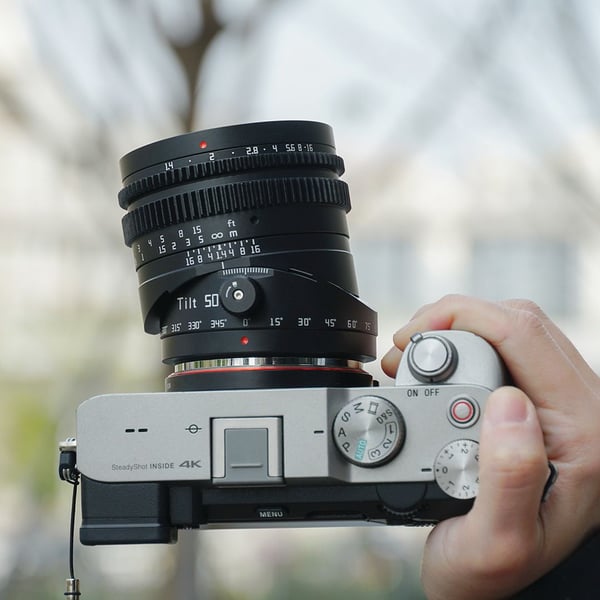 TTArtisan Tilt 50 mm F1,4-objektiv for Fuji X