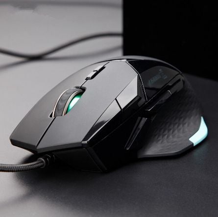 Rapoo VT900, Oikeakätinen, Optinen, USB A-tyyppi, 12400 DPI, Musta