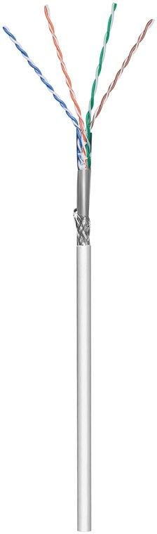 Goobay CAT 5 Solid SFTP Grey 100m, 100 m
