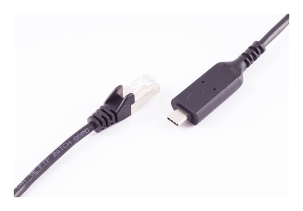 S/CONN maximum connectivity 13-51075, Kabel, USB Type-C, Ethernet, 1000 Mbit/s, Svart