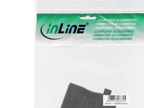InLine 17600M, HDMI A female, HDMI A, Svart