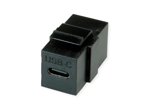 VALUE 25.99.8210, Flad, Sort, USB C, USB C, Hunstik, Hunstik, Hunstik