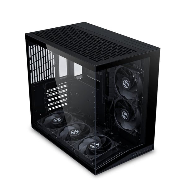 Lian Li PC-kotelo O11 Dynamic Mini V2 Flow Musta - Kotelo (O11DMIV2FX)