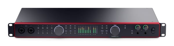 Focusrite Scarlett 18i20 äänikortti 4. gen. USB Type-C räkkimalli musta/punainen