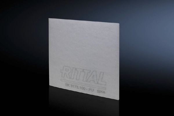 Rittal 3173.100, Grå, Luft, Fiber, 289 mm, 17 mm, 289 mm
