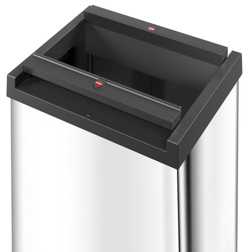 Hailo Big-Box Swing XL, 52 L, Suorakulmainen, Muovi, Terästä, Hopea, Muovi, Nappi