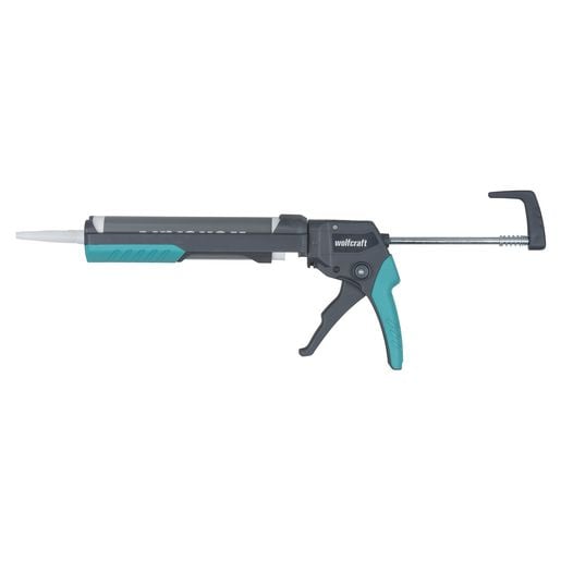 wolfcraft GmbH MG 400 ERGO, Patruunallinen massapuristin, Sininen, Harmaa, 310 ml, 180 kg, 387 mm, 64 mm