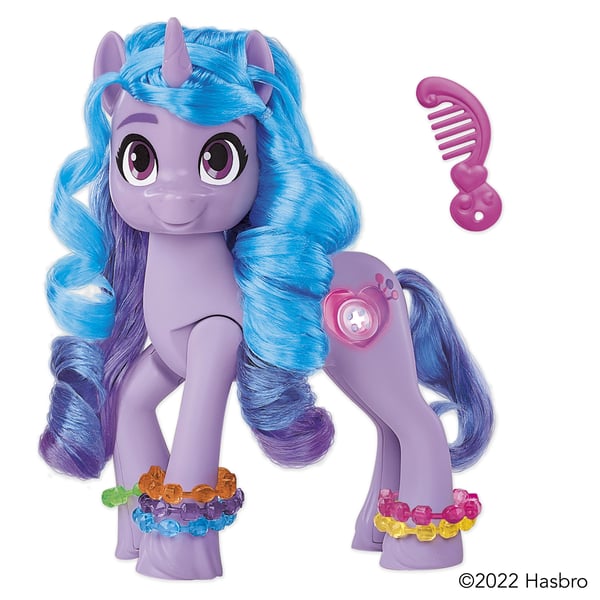 Hasbro My Little Pony-figur med ljus och ljud, Izzy Moonbow