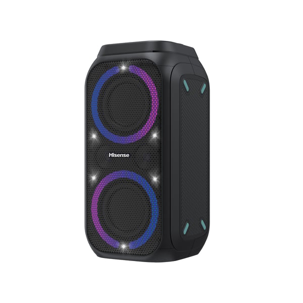 Hisense Party Rocket 160 partyhøyttaler 2.0-kanals 160 W Bluetooth, svart