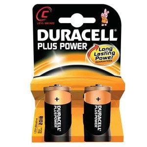 Duracell Plus Power batteri, C LR14, 2 stk.