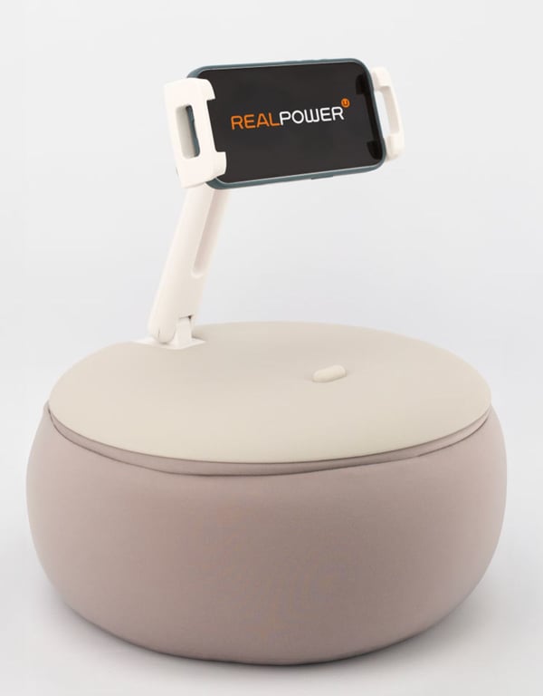 RealPower PillowStand-1, Mobiltelefon / smartphone, Surfplatta/UMPC, Passiv hållare, inomhus, Beige