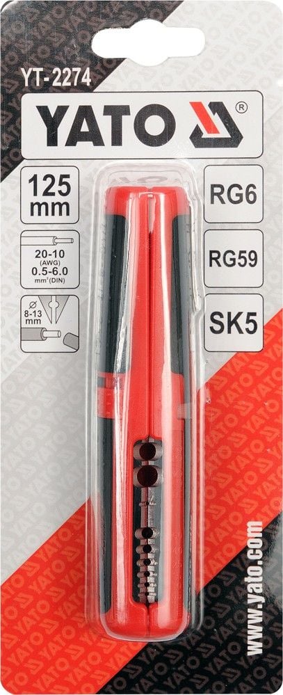 Isolationsafisoleringsværktøj 0,5-6mm2 [YT-2274]