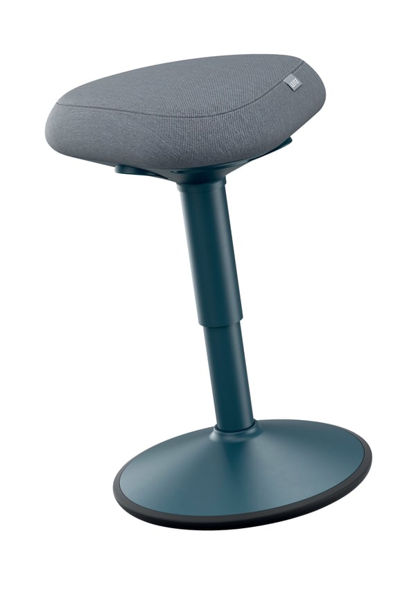 Leitz Ergo Active - Krakk - ergonomisk - triangulær - roterende - 100 % resirkulert stoff - mørk grå