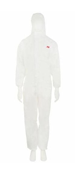 3M 4520WXL, Valkoinen, XL, Unisex, Vetoketju, SMS-suojahaalari