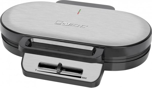 Clatronic WA 3745 - Våffeljärn - 1.2 kW - rostfritt stål