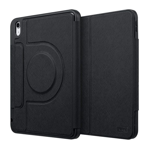 Laut PRESTIGE FOLIO MG - Vikbart fodral för surfplatta - konstläder - svart - för Apple 10.9-inch iPad (10:e generation)