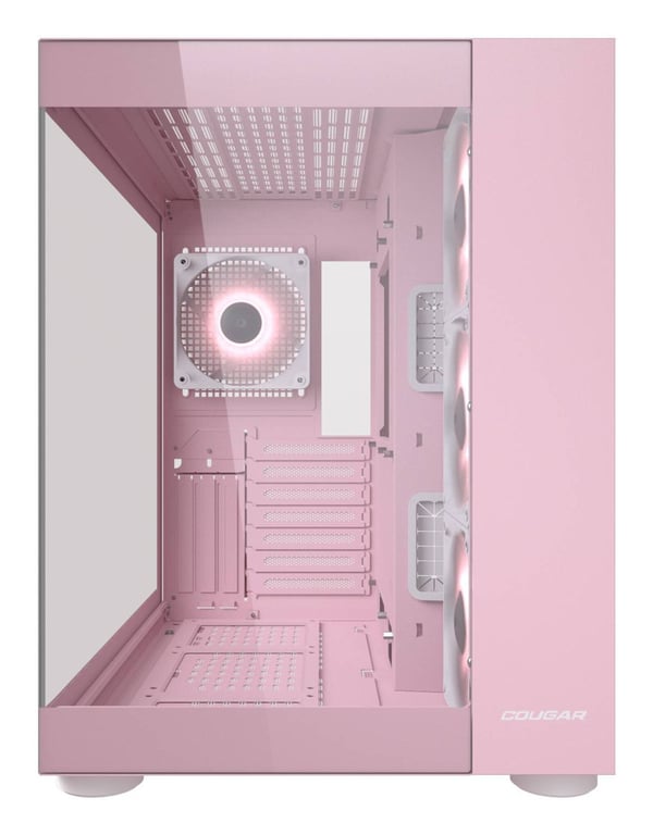COUGAR FV150 ARGB miditowerchassi ATX CGR-5KA1P-RGB Micro-ATX Mini-ITX, rosa