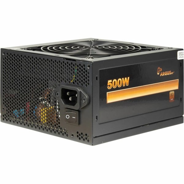 Inter-Tech ArgusNT BPS-500, 500 W, 100 - 240 V, 47 - 63 Hz, 7/3.5 A, 100 W, 420 W