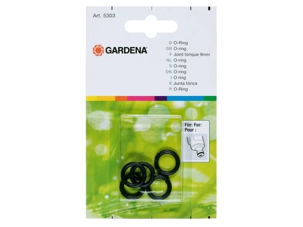Gardena 05303-20 - Pakning - Sæt - O-Ring - 9mm - 5 stk.
