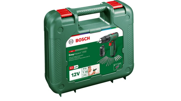 Bosch EasyImpact 1200 12 V akkuiskuporakone, 2-vaihteinen, 2 akkua