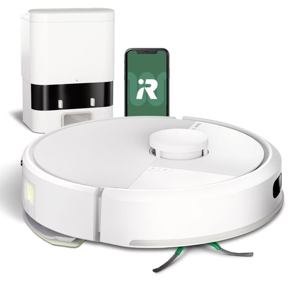 iRobot Roomba 105 Combo+ robotstøvsuger med gulvmopping – hvit