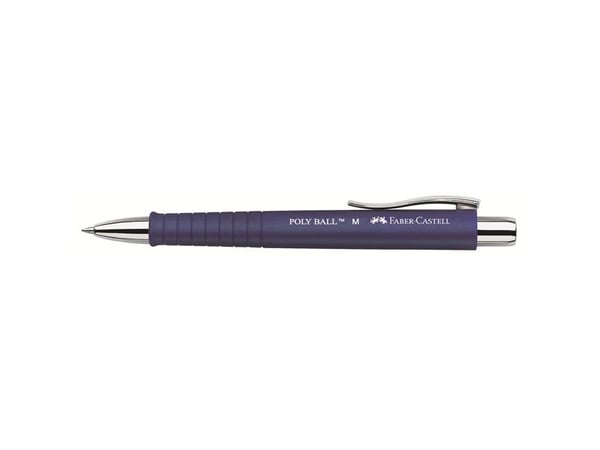 Faber-Castell POLY BALL - Kulepenn - blå - 0.5 mm - medium - retraktil
