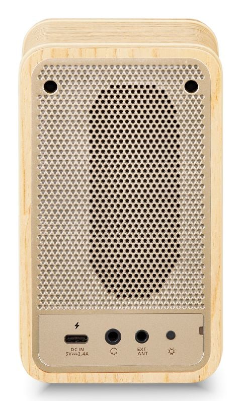 Sangean WR-9 kannettava FM/AM-radio Bluetooth, valkosaarnipuinen kotelo