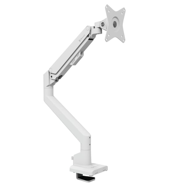 Arozzi Alzare Neo Single - Gas Spring Monitor Arm - White