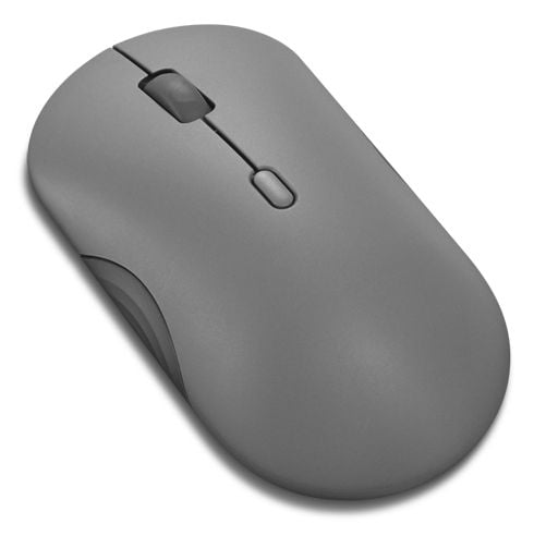 Lenovo 350 - Mus - stille - høyre- og venstrehåndet - optisk - 6 knapper - trådløs - Bluetooth 5.3 - lunagrå - detaljhandel boks - for ThinkPad T16...