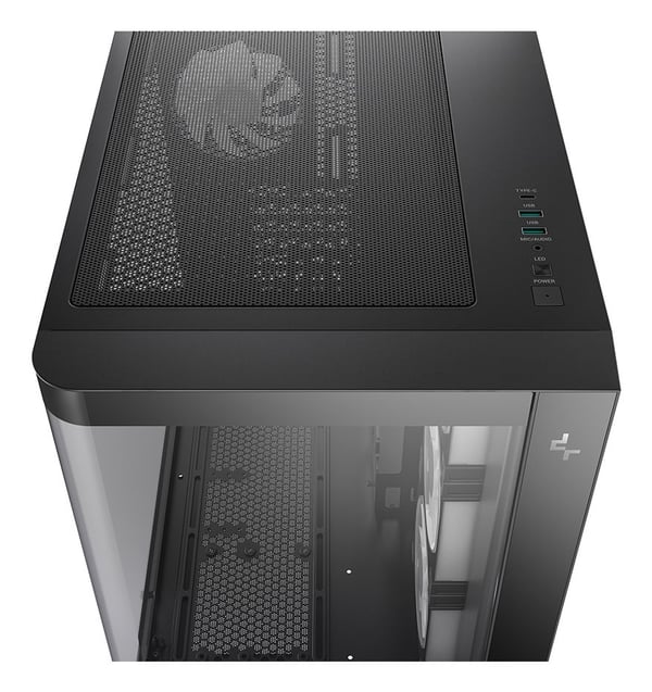 DeepCool CG530U 4F datorchassi ATX härdat glas svart