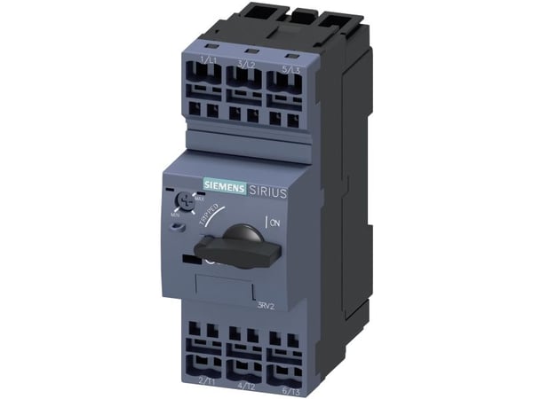 Siemens 3RV2021-4AA20 Strömbrytare 1 st Inställningsområde (ström): 10 - 16 A Kopplingsspänning (max.): 690 V/AC (B x H x D) 45 x 119 x 97 mm