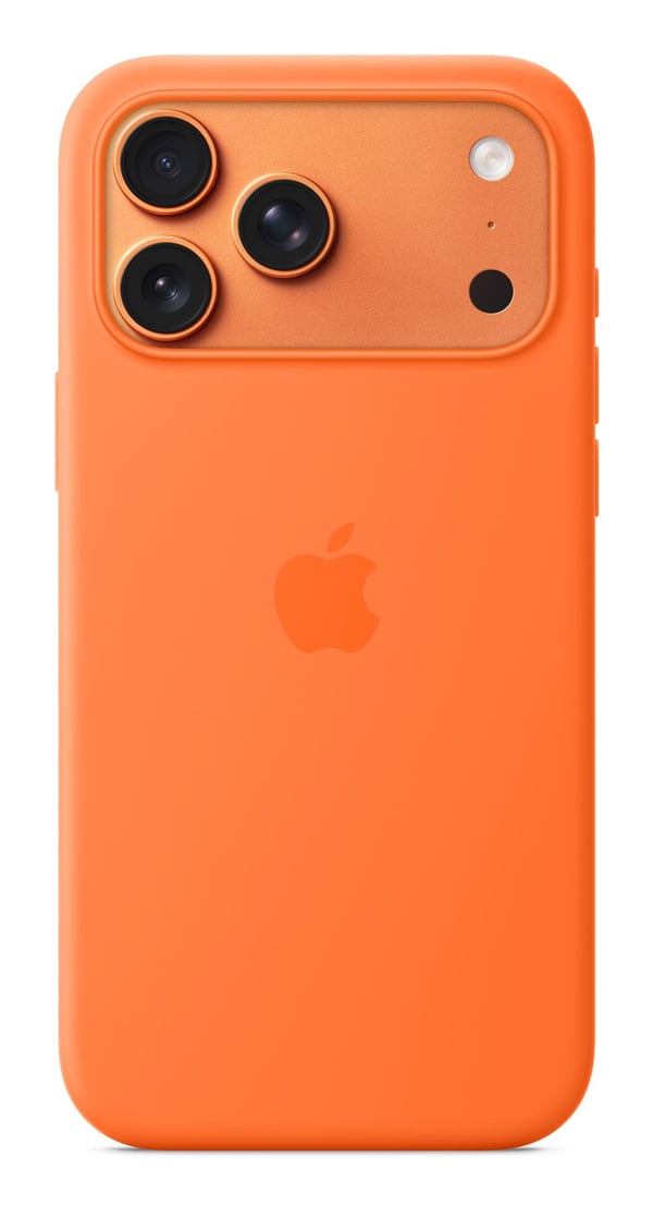 Apple - Skydd för mobiltelefon - MagSafe-kompatibilitet - silikon - orange - för iPhone 17 Pro Max